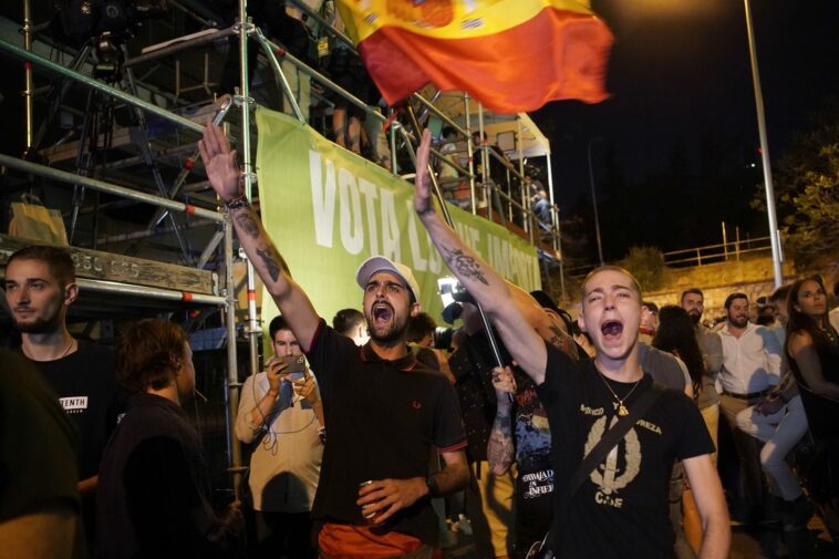 Conservatives set to narrowly win Spain's election but without majority to topple Sanchez