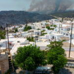 Deadly wildfires in Greece and other European countries destroy homes, threaten nature reserves