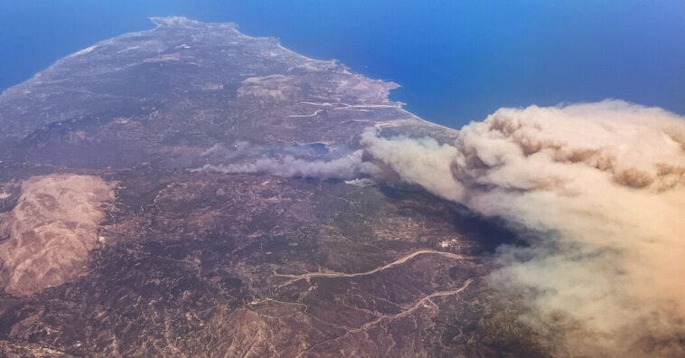 Greece Rhodes fires evacuation