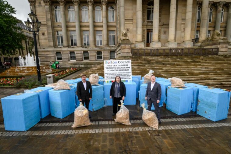 Here's why part of Victoria Square was blocked off