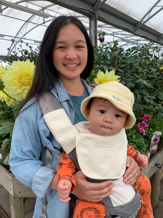 Alison started potty training when her son was three months old (Photo: Supplied)