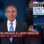 Job openings and labor turnover data comes in under Wall Street forecasts