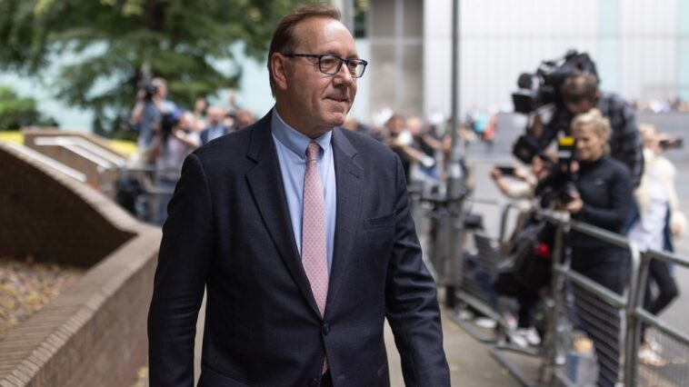 Kevin Spacey Described as “Sexual Bully” Who “Assaults Other Men” as U.K. Criminal Trial Gets Underway