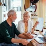 Senior Couple doing Home Finances