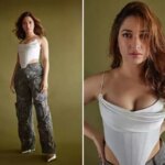 Tamannaah Bhatia looks stunning in a white corset top, see pics: