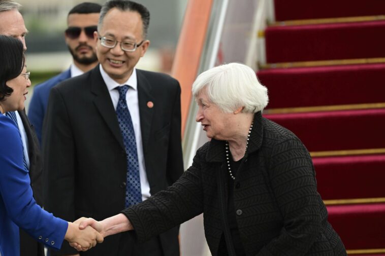 Treasury Secretary Janet Yellen visits China as part of efforts to soothe strained relations