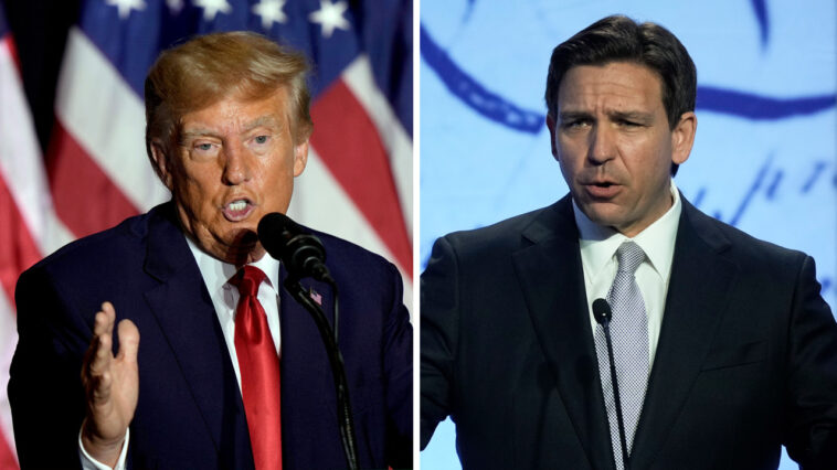 Trump tears into DeSantis in Iowa