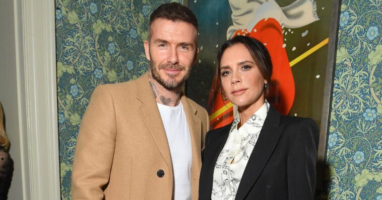 Victoria Beckham and Her Husband, David, Perform the Spice Girls' "Say You'll Be There"