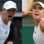 Iga Swiatek and Elina Svitolina at Wimbledon