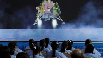 Chandrayaan-3 rover takes ‘walk on moon’ as India celebrates historic feat