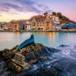 Sunset at Nelson the Seal, Looe, Cornwall