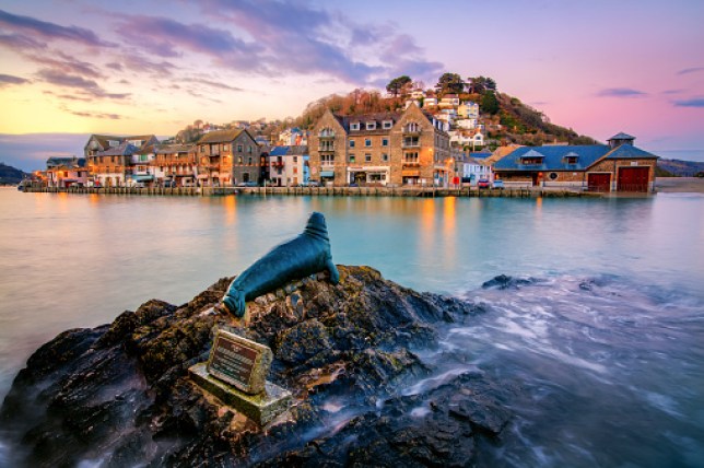 Sunset at Nelson the Seal, Looe, Cornwall