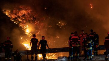 Greece blaze is ‘largest wildfire ever recorded in EU’