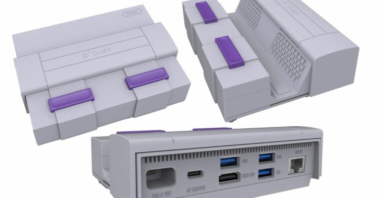 GuliKit’s Steam Deck dock looks like a Super Nintendo