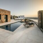 Healthy retreat: Kettle bells, not cocktails are the theme of the new Mykonos fitness breaks. Pictured, luxury villa