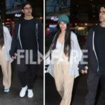 Hrithik Roshan and Saba Azad hold hands as they get photographed at the airport