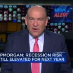 JPMorgan calls off recession forecast this year, next year is still elevated