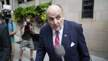 Rudy Giuliani booked in Trump Georgia election interference case, bond set at $150,000