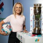 GLASGOW, SCOTLAND - AUGUST 08: SWPL managing director Fiona McIntyre during a Scottish Power Women's Premier League launch event at ScottishPower HQ, on August 08, 2023, in Glasgow, Scotland.  (Photo by Alan Harvey / SNS Group)