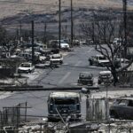 Scenes of devastation as wildfire burns Hawaii resort town