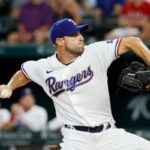 Scherzer settles in, K's 9 to win Rangers debut