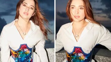 Tamannaah Bhatia ups her style game with a corset look. See pics: