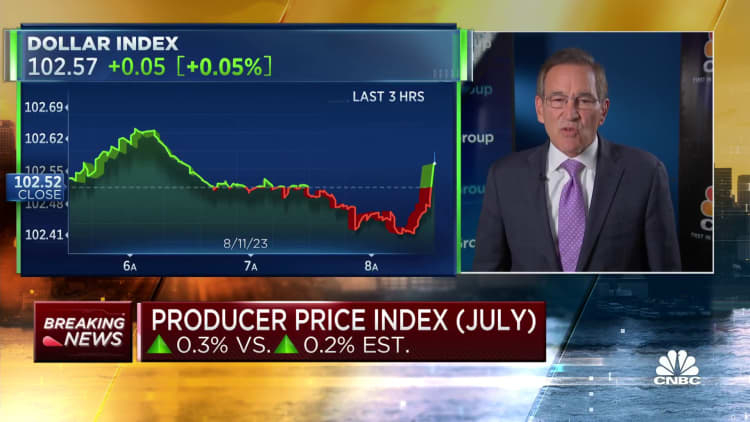 Wholesale prices rose 0.3% in July, higher than expected