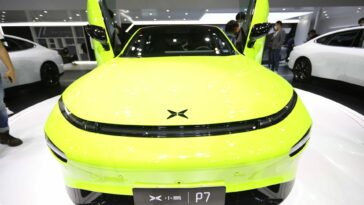 Xpeng shares drop 7% after the Chinese electric car maker posts a record quarterly loss