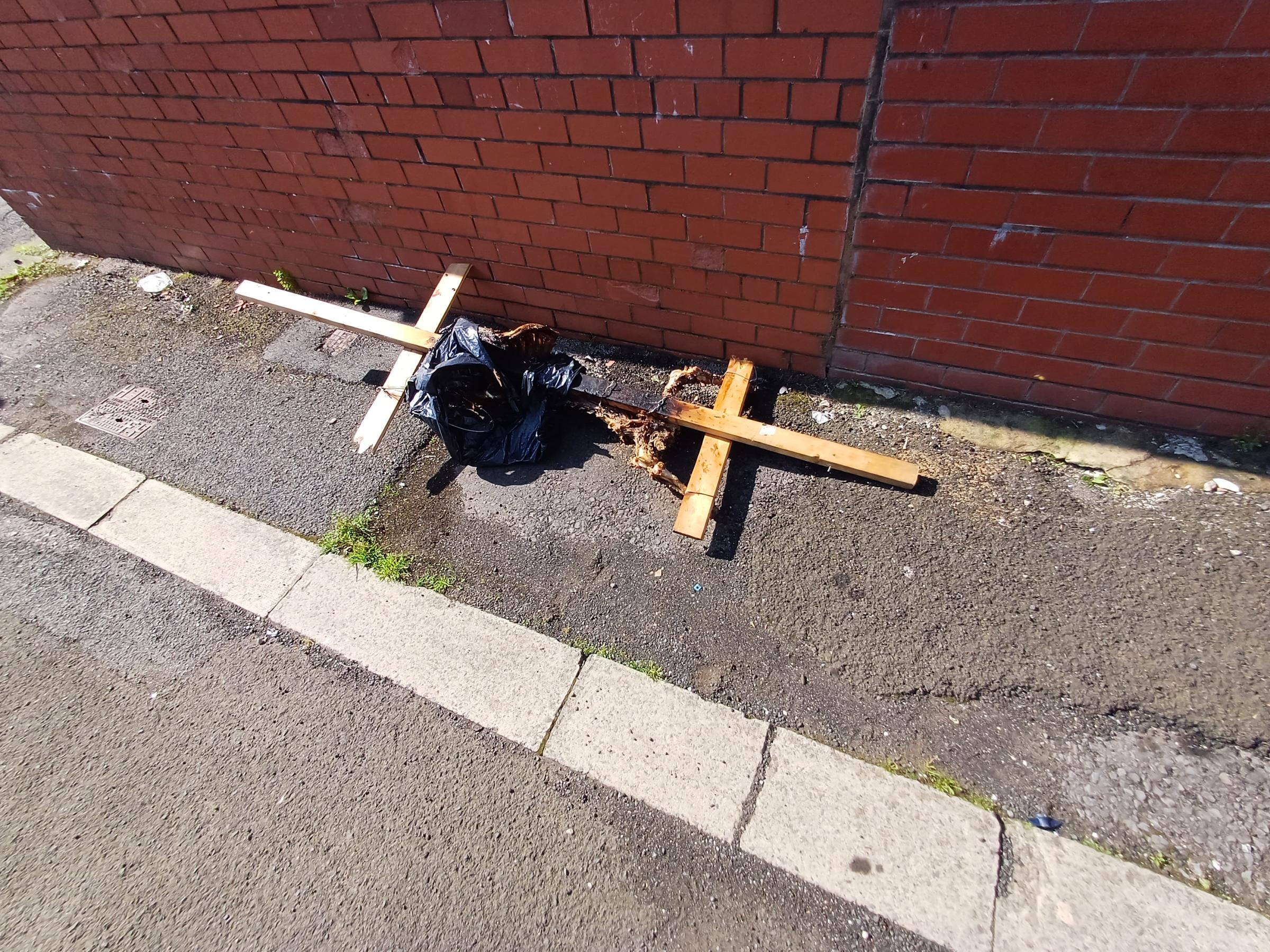 Animal carcass left for days in Bolton back street Animal carcass removed by council after being left for days