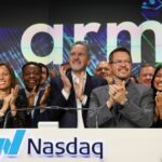 Arm climbs 25% in Nasdaq debut after pricing IPO at $51 a share