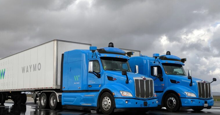 California governor vetoes a bill requiring humans in autonomous big rigs