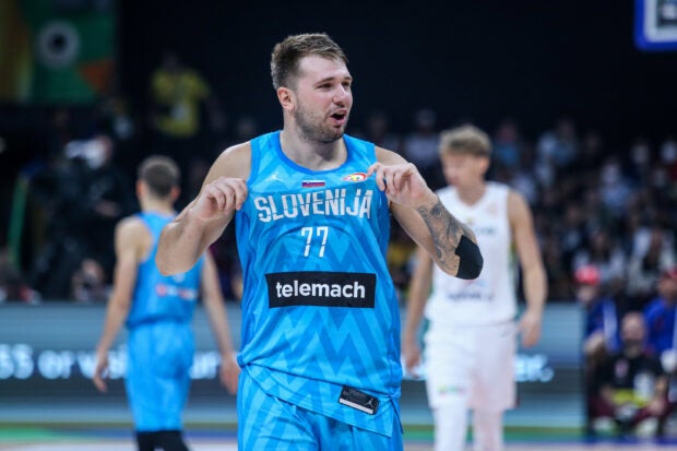 Slovenia captain Luka Doncic.