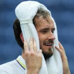 Daniil Medvedev says 'one player is going to die' during 'brutal' US Open win over Andrey Rublev