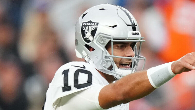 Jimmy Garoppolo delivers late-game heroics in debut with Raiders