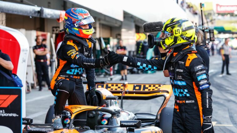 Lando Norris lauds 'exceptional' McLaren at Japanese GP as Oscar Piastri targets Max Verstappen at Suzuka start