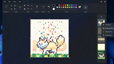 MS Paint Updated With Support for Layers, Editing Transparent Images: Details