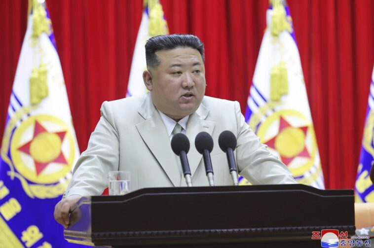 North Korea says it has launched a new nuclear attack submarine to counter U.S. naval power