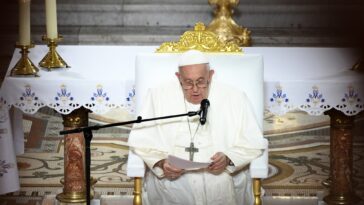 Pope slams ‘indifference’ towards migrants arriving in Europe by sea