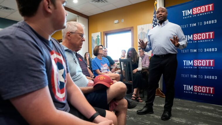 Tim Scott and Nikki Haley attack unions as UAW strike threatens to escalate ahead of GOP debate