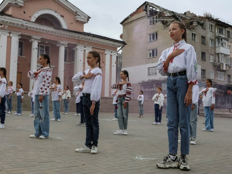 Ukraine calls for return of ‘abducted’ children as more arrive in Belarus