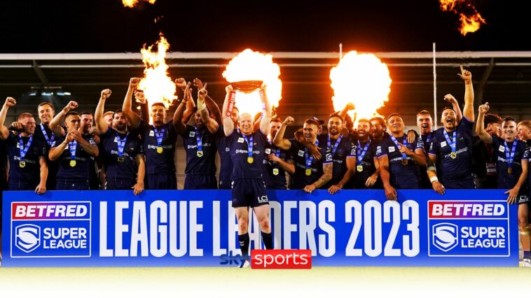 Wigan Warriors lift League Leaders' Shield as Warrington Wolves clinch play-off spot in Super League's 'Frantic Finale'