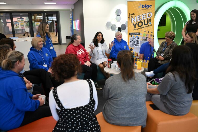 Bolton youth club's surprise as Home Secretary pays them a visit