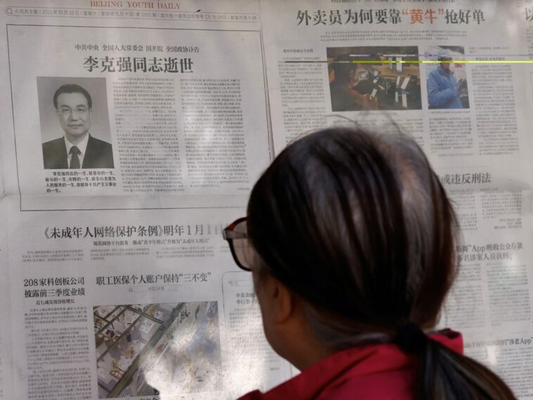 China’s censors warn against ‘effusive comments’ while mourning Li Keqiang