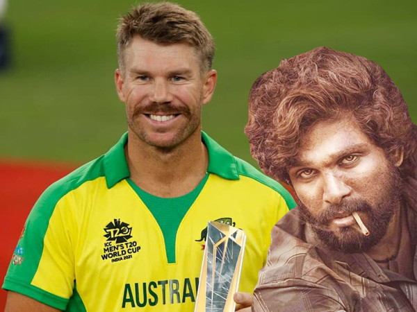 David Warner joins the Allu Arjun’s Pushpa craze