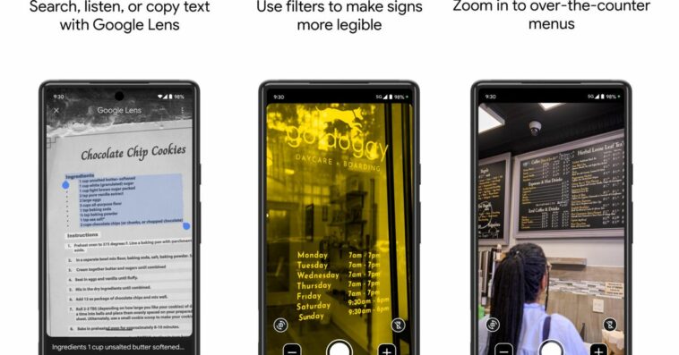 Google’s Magnifier accessibility app is ready for download to Pixel phones