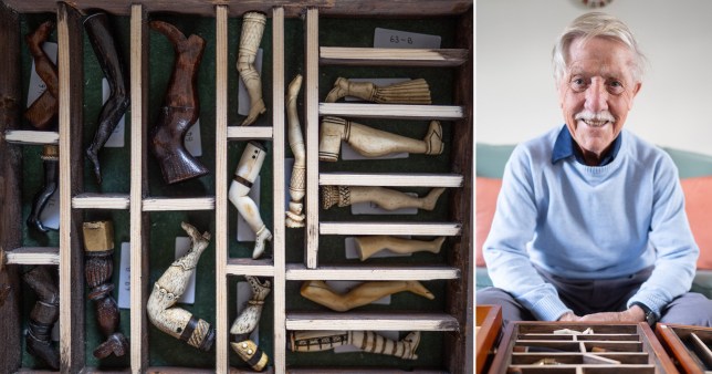 David Bennet and his trinket collection