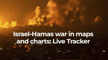 Israel-Hamas war in maps and charts: Live Tracker