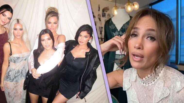 Jennifer Lopez TikToks to a Kardashian PARODY