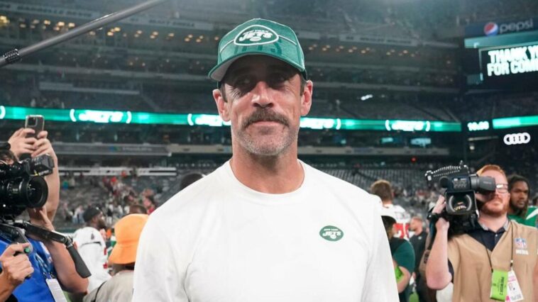 Jets QB Aaron Rodgers details obstacle in recovery from Achilles tear