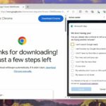 Microsoft now thirstily injects a poll when you download Google Chrome